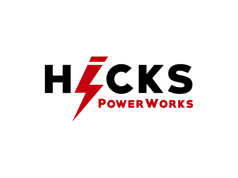 Hicks PowerWorks logo design by Marzuan