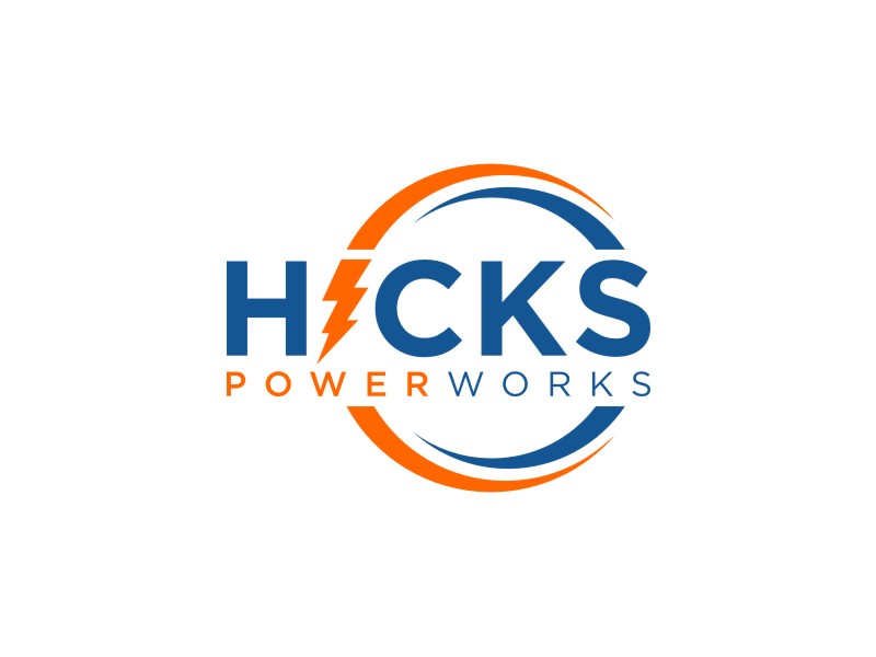 Hicks PowerWorks logo design by Giandra