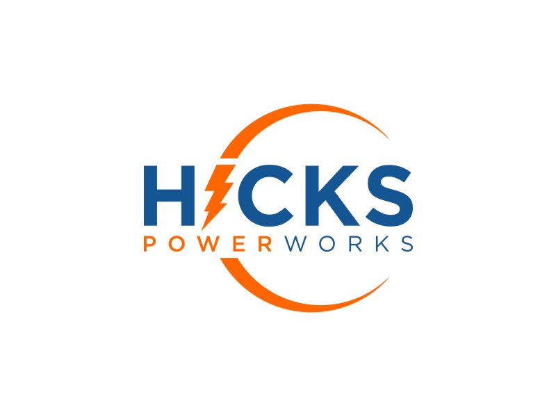 Hicks PowerWorks logo design by Giandra