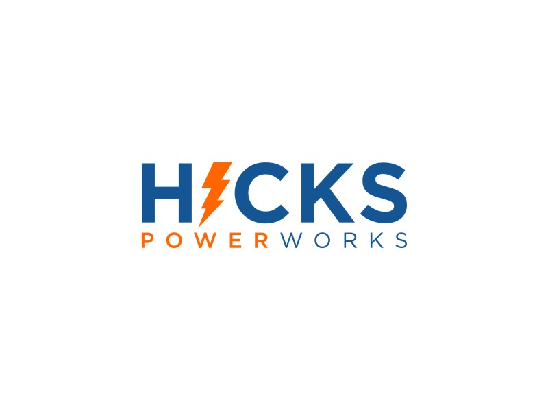 Hicks PowerWorks logo design by Giandra