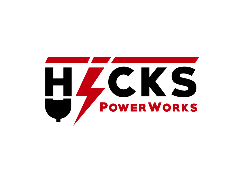 Hicks PowerWorks logo design by Marzuan