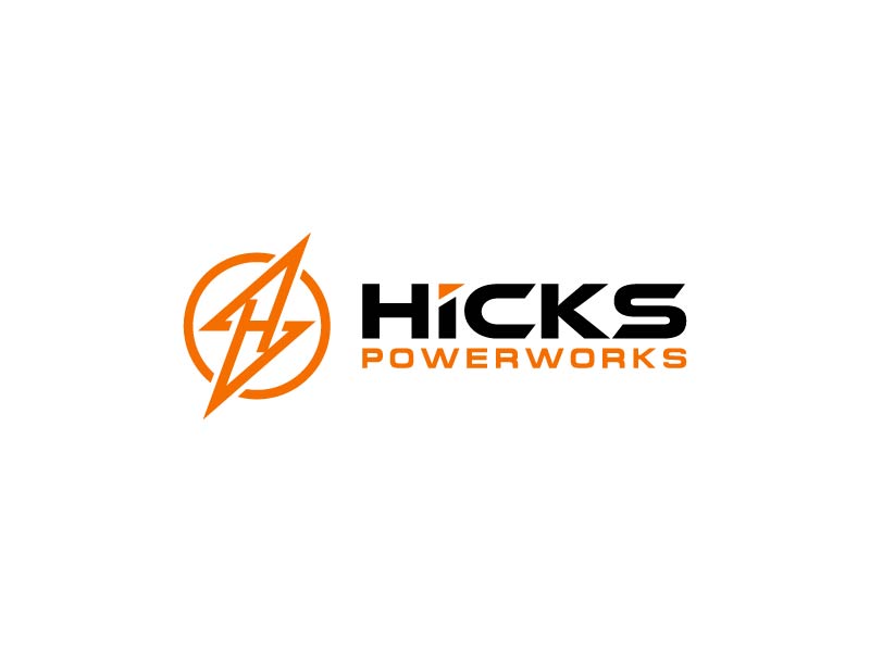 Hicks PowerWorks logo design by CreativeKiller