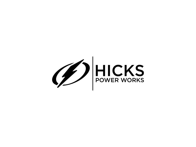 Hicks PowerWorks logo design by Snapp