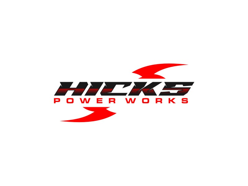 Hicks PowerWorks logo design by Artomoro