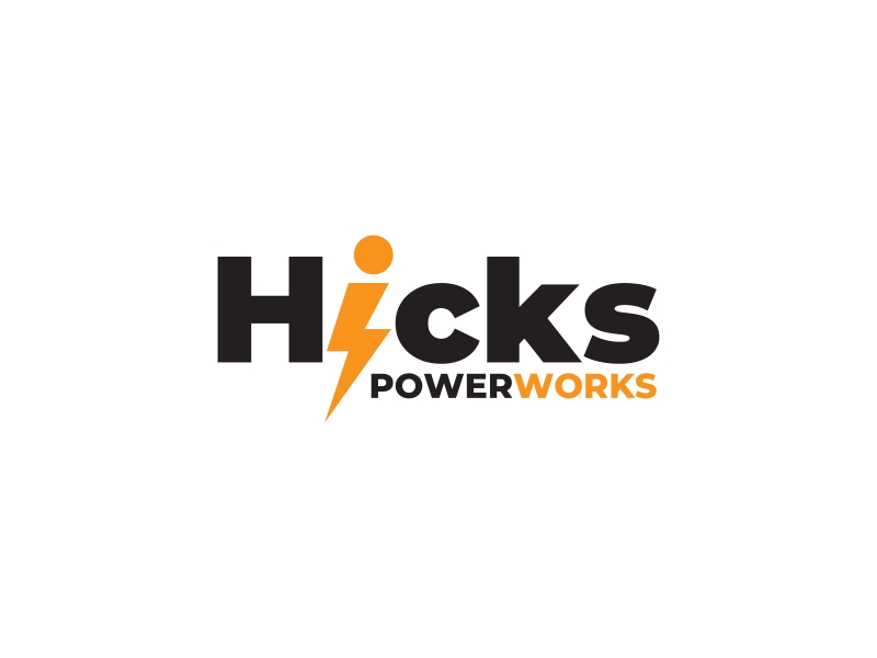Hicks PowerWorks logo design by hasibhasan