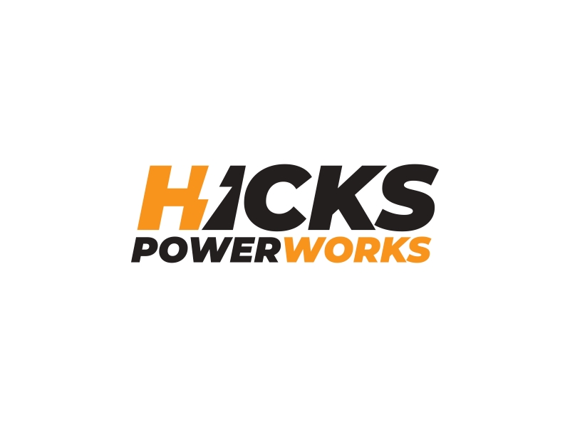 Hicks PowerWorks logo design by hasibhasan