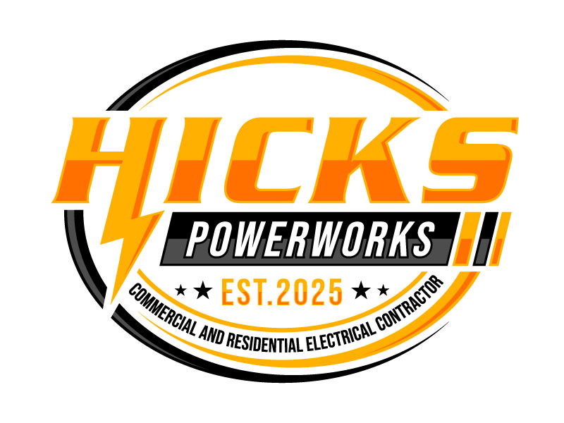 Hicks PowerWorks logo design by Gilate