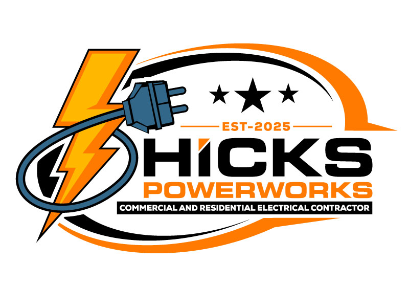 Hicks PowerWorks logo design by Gilate