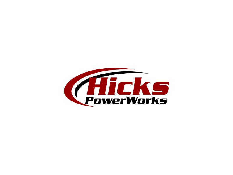 Hicks PowerWorks logo design by Snapp