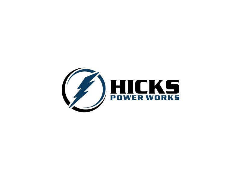 Hicks PowerWorks logo design by Snapp