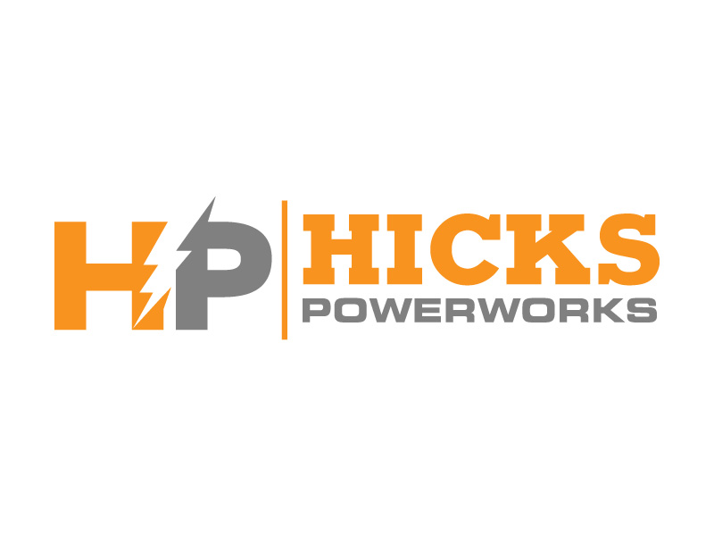 Hicks PowerWorks logo design by Gilate