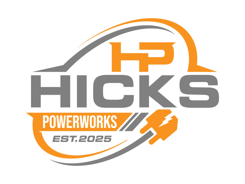 Hicks PowerWorks logo design by Gilate
