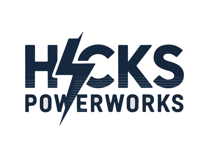 Hicks PowerWorks logo design by Bibek Nag