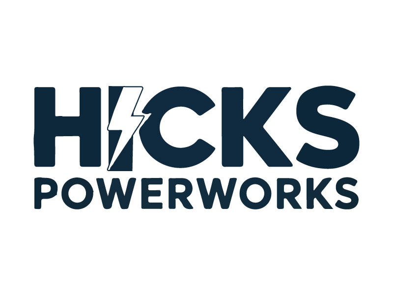 Hicks PowerWorks logo design by Bibek Nag