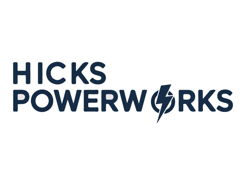 Hicks PowerWorks logo design by Bibek Nag