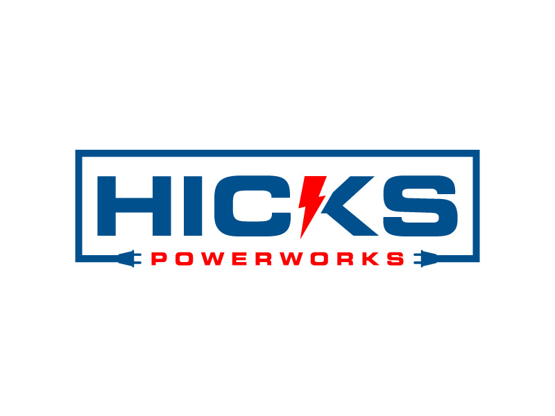 Hicks PowerWorks logo design by subrata