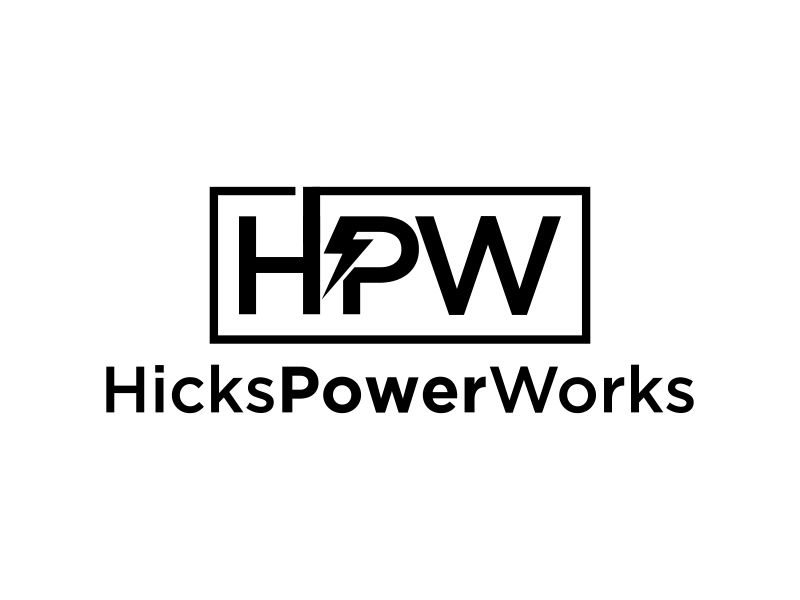 Hicks PowerWorks logo design by one