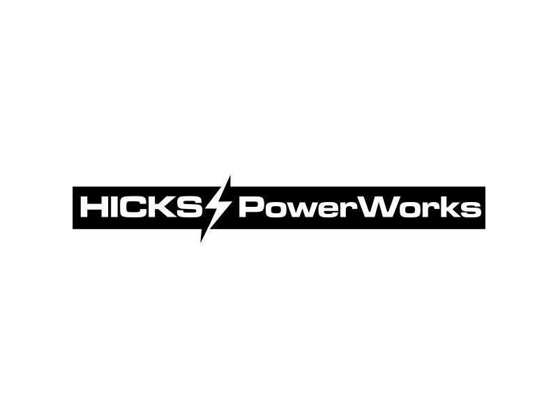 Hicks PowerWorks logo design by one
