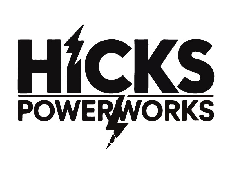 Hicks PowerWorks logo design by Rahul Biswas
