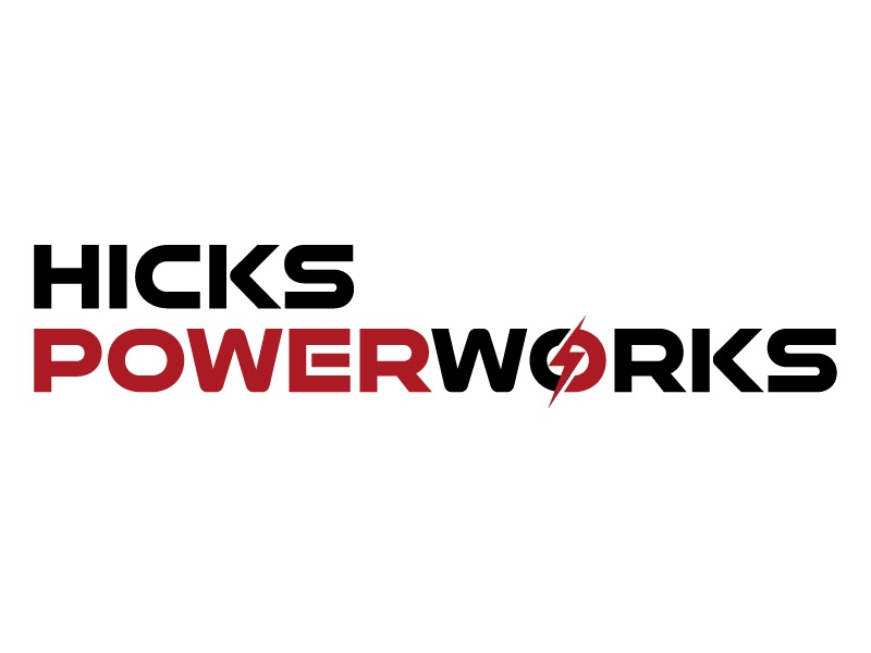 Hicks PowerWorks logo design by Ahmad Subahman