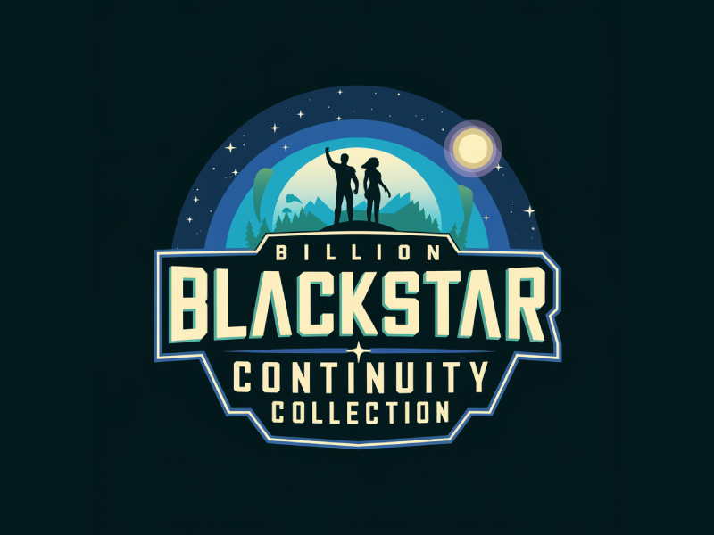 Billion Blackstar Continuity Collection logo design by Poki