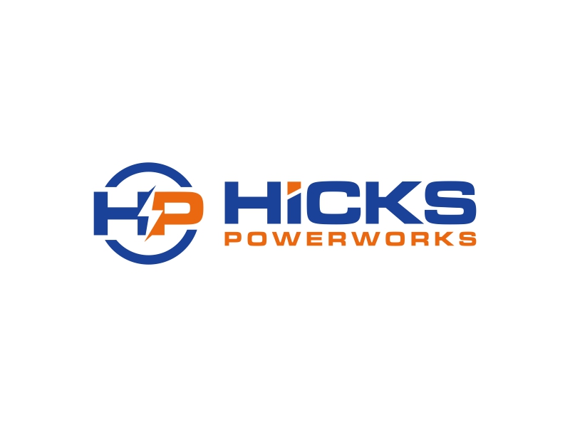 Hicks PowerWorks logo design by mikael
