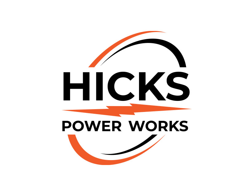 Hicks PowerWorks logo design by bluespix