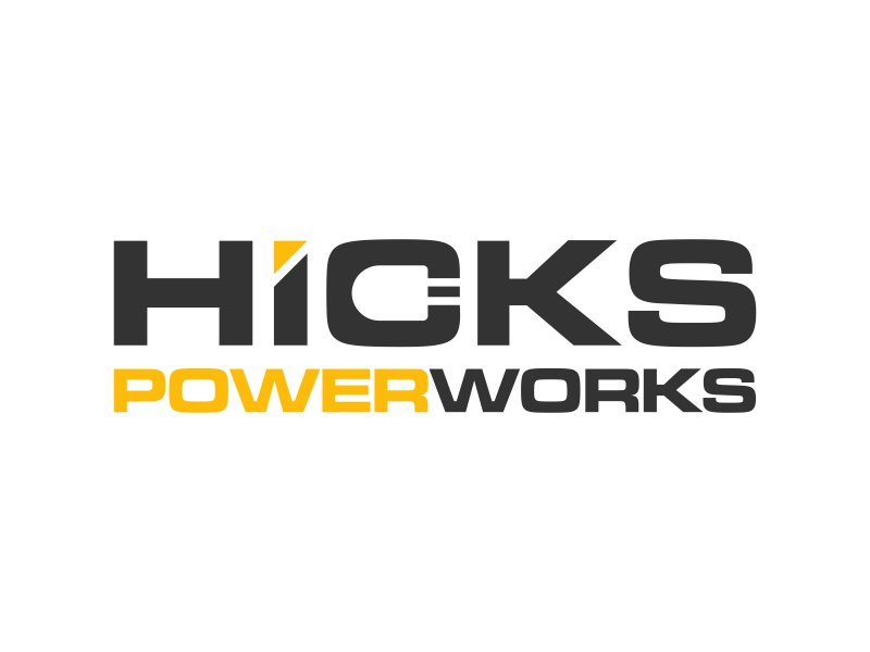 Hicks PowerWorks logo design by yunda