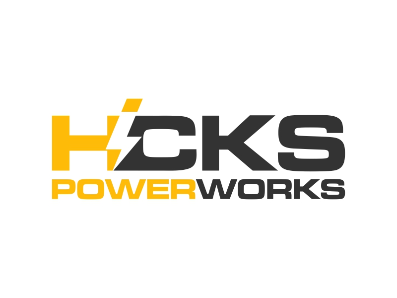 Hicks PowerWorks logo design by yunda