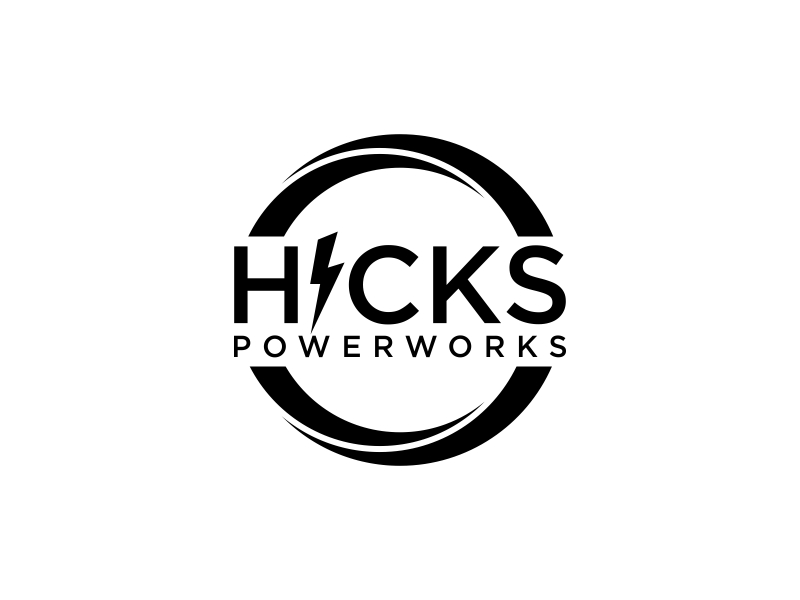 Hicks PowerWorks logo design by zeta