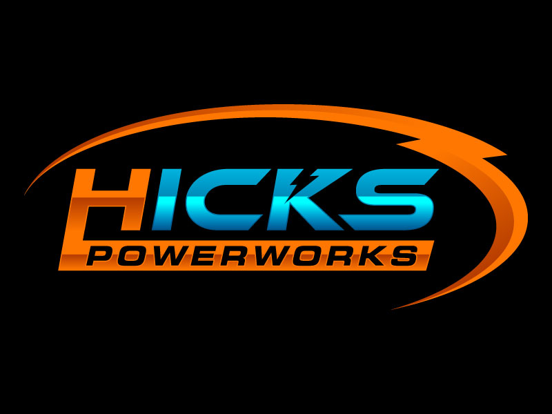 Hicks PowerWorks logo design by Gilate
