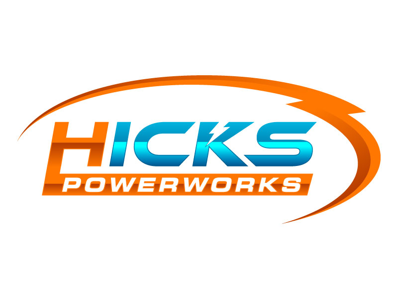 Hicks PowerWorks logo design by Gilate