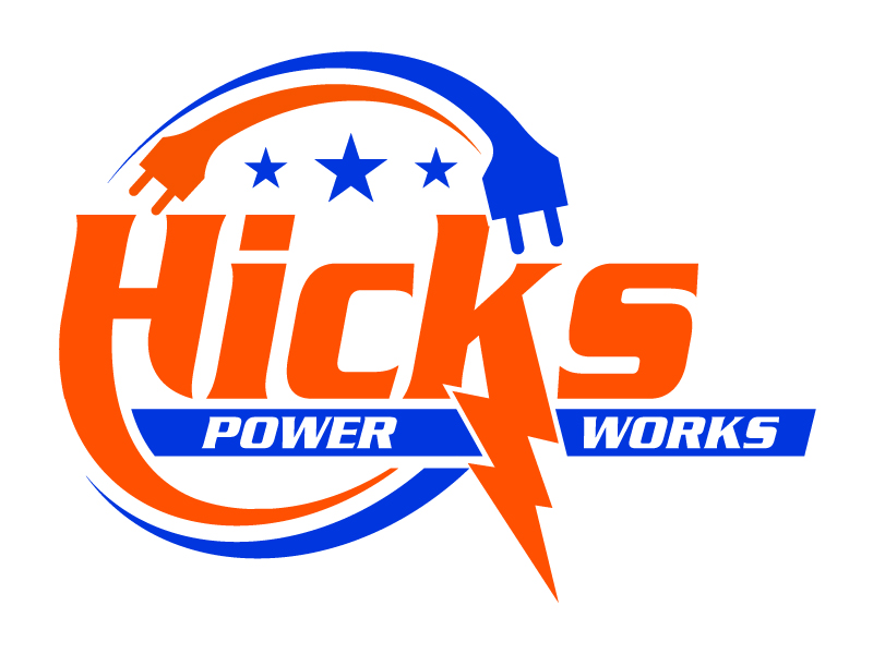 Hicks PowerWorks logo design by Gilate