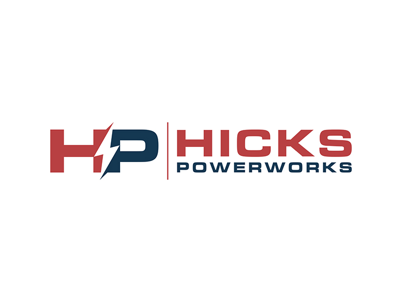 Hicks PowerWorks logo design by planoLOGO