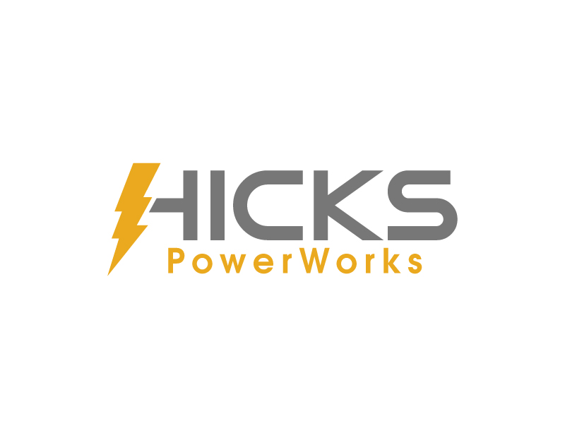 Hicks PowerWorks logo design by nexgen