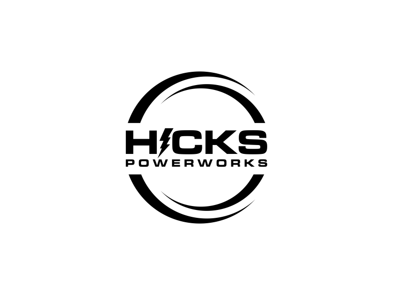 Hicks PowerWorks logo design by goblin