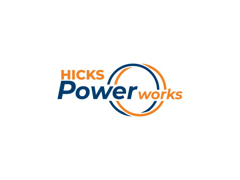 Hicks PowerWorks logo design by luckyprasetyo