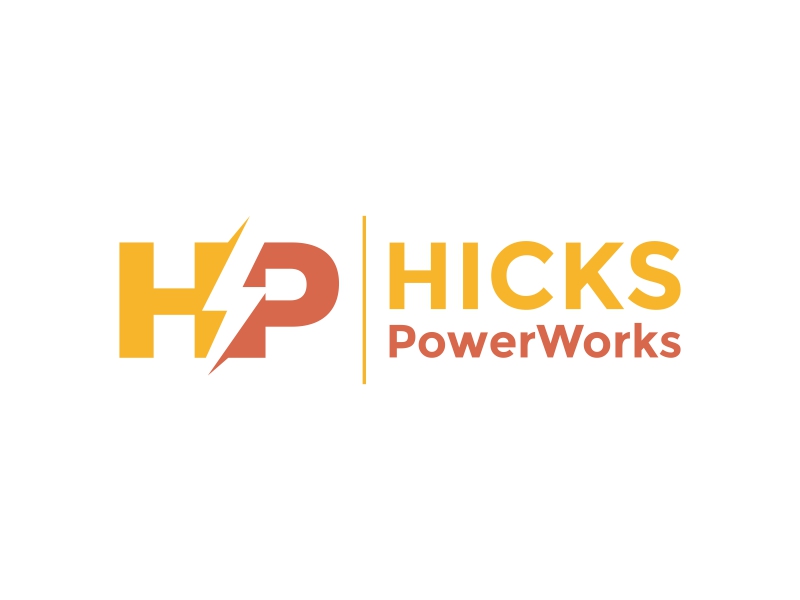 Hicks PowerWorks logo design by rizuki