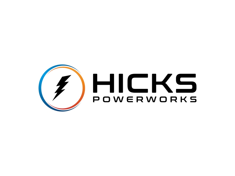 Hicks PowerWorks logo design by artery