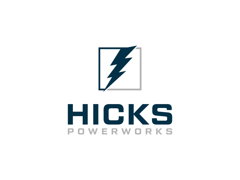 Hicks PowerWorks logo design by artery