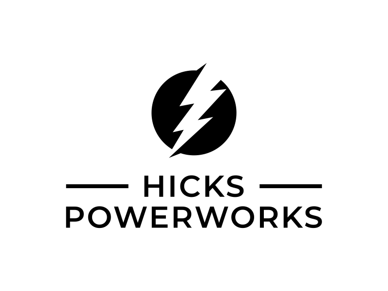 Hicks PowerWorks logo design by artery