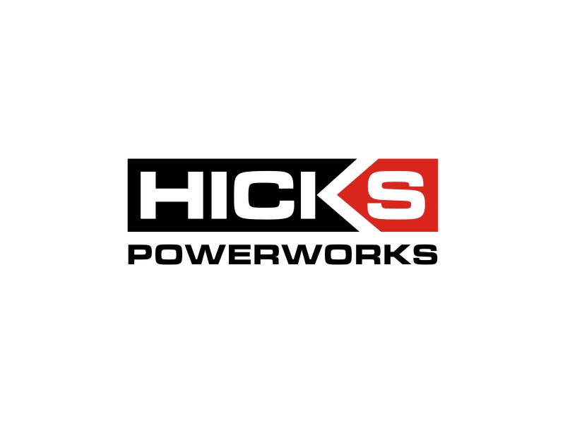 Hicks PowerWorks logo design by Neng Khusna