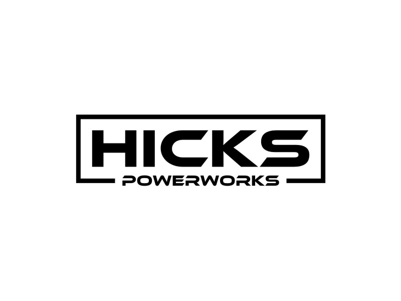Hicks PowerWorks logo design by Neng Khusna