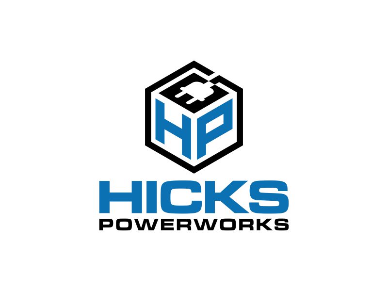 Hicks PowerWorks logo design by Amne Sea