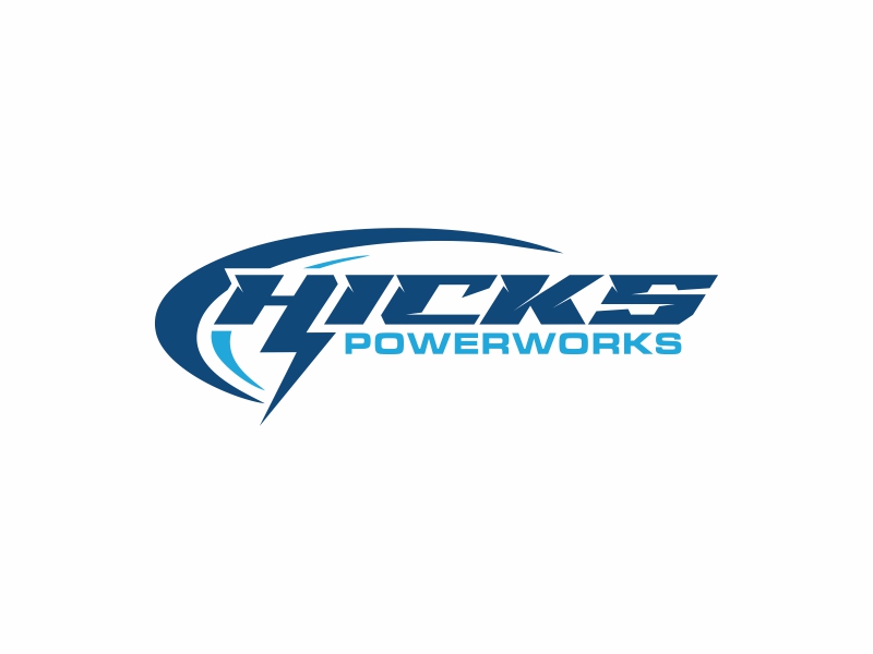 Hicks PowerWorks logo design by qqdesigns