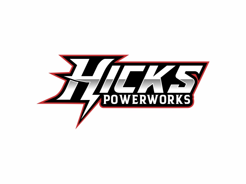 Hicks PowerWorks logo design by qqdesigns