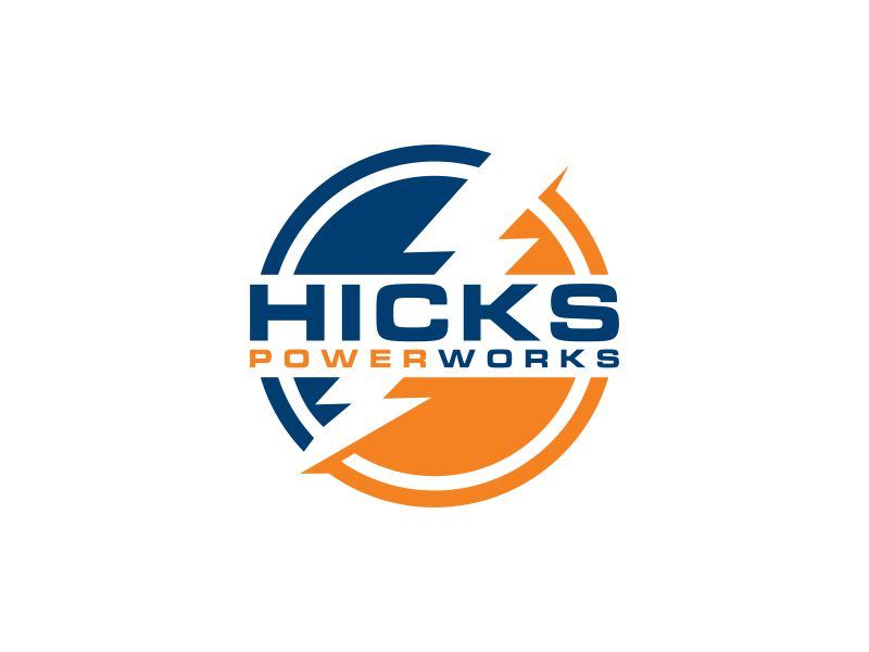 Hicks PowerWorks logo design by luckyprasetyo