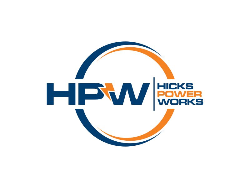 Hicks PowerWorks logo design by luckyprasetyo