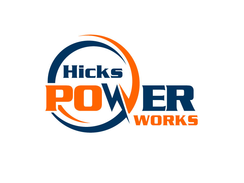 Hicks PowerWorks logo design by Avijit