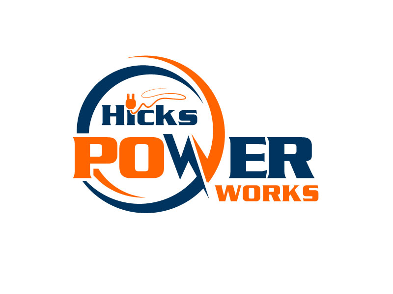 Hicks PowerWorks logo design by Avijit